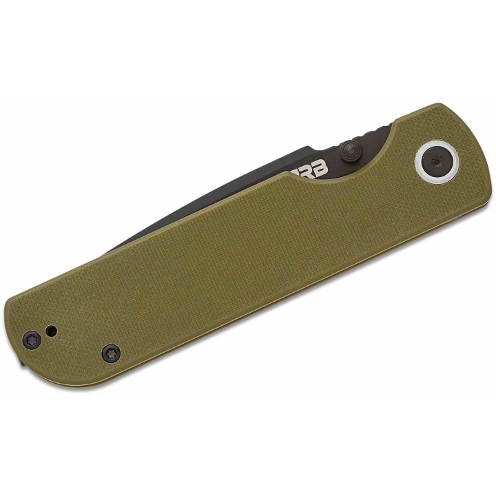 Couteau CJRB Cutlery Nova Green Manche G10 Lame Tanto Acier AR-RPM9 BLK IKBS Liner Lock Clip J1937BGN - Livraison Gratuite