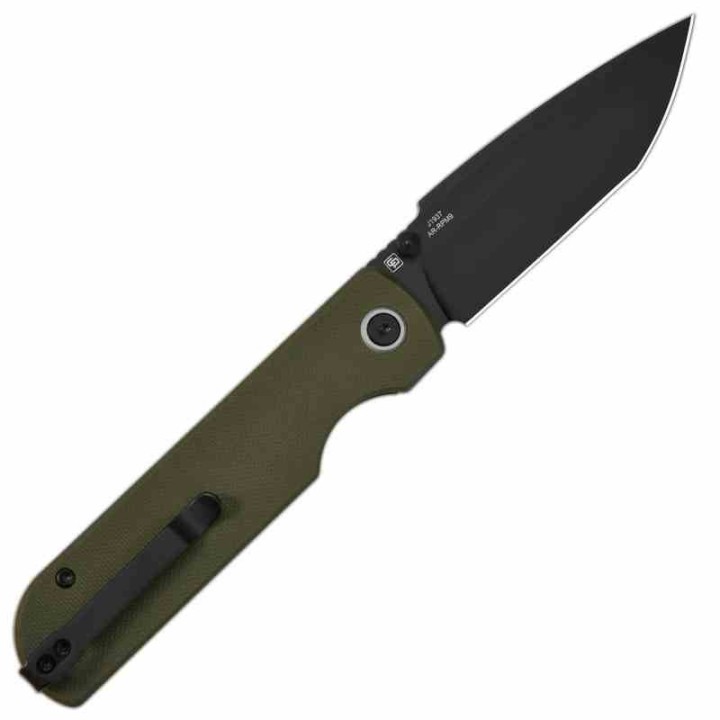 Couteau CJRB Cutlery Nova Green Manche G10 Lame Tanto Acier AR-RPM9 BLK IKBS Liner Lock Clip J1937BGN - Livraison Gratuite
