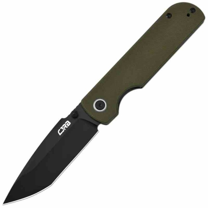 Couteau CJRB Cutlery Nova Green Manche G10 Lame Tanto Acier AR-RPM9 BLK IKBS Liner Lock Clip J1937BGN - Livraison Gratuite