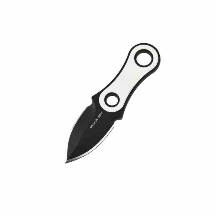 Couteau CJRB Knap White Manche G10 Lame Dague Acier AR-RPM9 Etui Cuir J1940BWH - Livraison Gratuite
