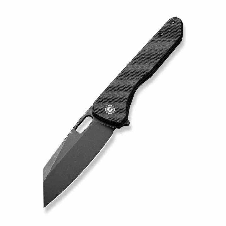 Couteau CIVIVI Nugz Black Manche G10 Lame Tanto Reverse Acier 14C28N BLK IKBS Linerlock Clip CIVC230601 - Livraison Gratuite