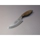 Couteau Tops Knives Scandi Woodsman Acier 1095 Manche Green Micarta Etui Cuir Made In USA TPSWOOD35 - Livraison Gratuite