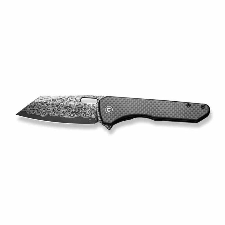 Couteau CIVIVI Nugz Damas Manche CarbonFiber/G10 Lame Tanto Reverse IKBS Linerlock Clip CIVC23060DS1 - Livraison Gratuite