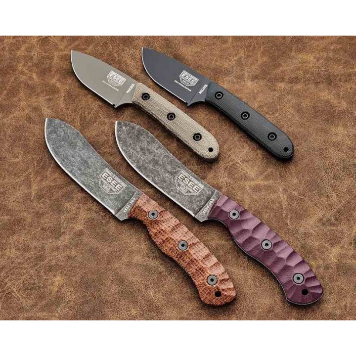 Couteau ESEE Pacaya Olive Manche Micarta Lame Acier CPM-3V Cerakote Etui Kydex Clip Made USA ESPACAYA3VOD - Livraison Gratuite