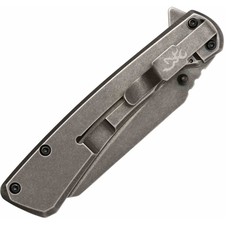 Couteau Browning Branded Rock FDE Manche G10 Lame Tanto Reverse Acier 7Cr17MoV Framelock Clip BR0512 - Livraison Gratuite