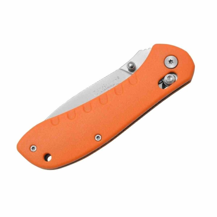 Couteau Camillus Rovax Orange Lame Acier 420 Manche GFN Cuda Lock Clip CM19620 - Livraison Gratuite