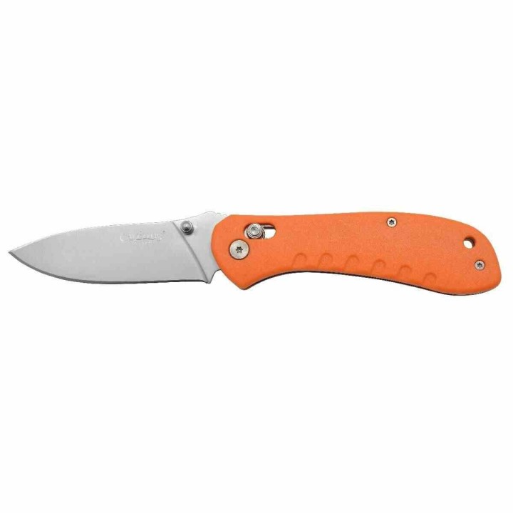 Couteau Camillus Rovax Orange Lame Acier 420 Manche GFN Cuda Lock Clip CM19620 - Livraison Gratuite