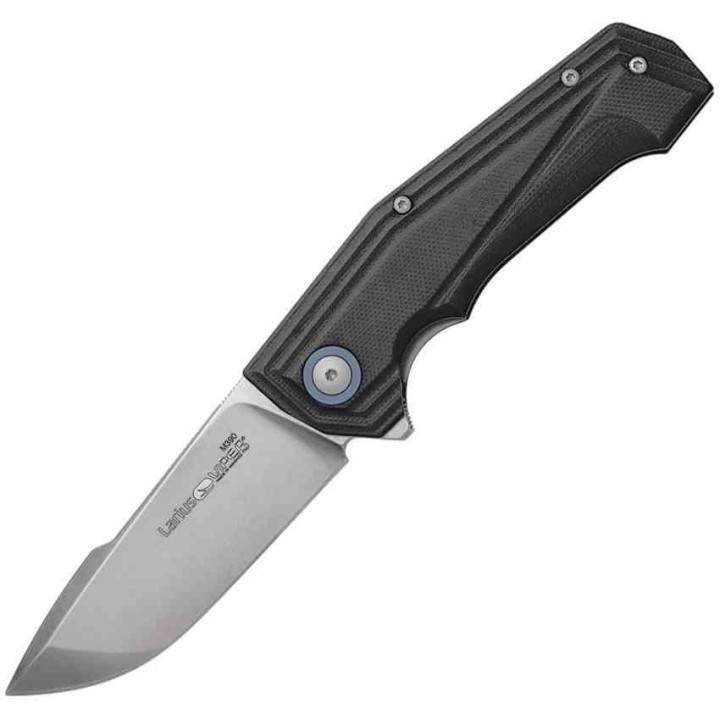 Couteau Viper Larius Black Manche G10 Lame Acier M390 IKBS Linerlock Clip Made Italy V5960GB - Livraison Gratuite