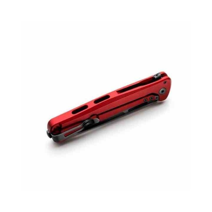 Couteau LionSteel Skinny Red/Black Lame Acier CPM-Magnacut Black Manche Alu/Micarta IKBS Italy LSTSK01ARD - Livraison Gratuite