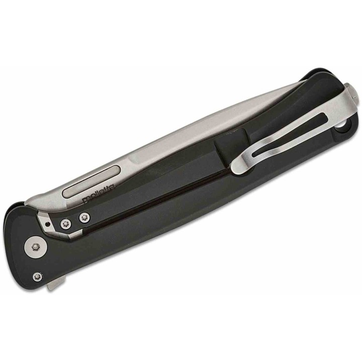 Couteau LionSteel Skinny Black Lame Acier CPM-Magnacut Black Manche Alu/Micarta IKBS Italy LSTSK01ABS - Livraison Gratuite