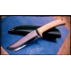 Couteau Bushcraft Condor Stratos Acier Carbone 1075 Manche Bois Etui Cuir Made El Salvador CTK2295HC - Livraison Gratuite