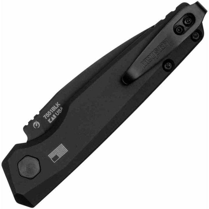 Couteau Automatique Kershaw Launch 18 AUTO Lame Acier CPM-154 Black Manche Black Alu USA KS7551BLK - Livraison Gratuite