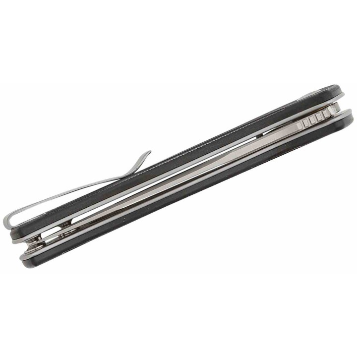 Couteau CIVIVI Incindie Black Manche G10 Lame Acier 14C28N SW IKBS Button Lock Clip CIVC230533 - Livraison Gratuite