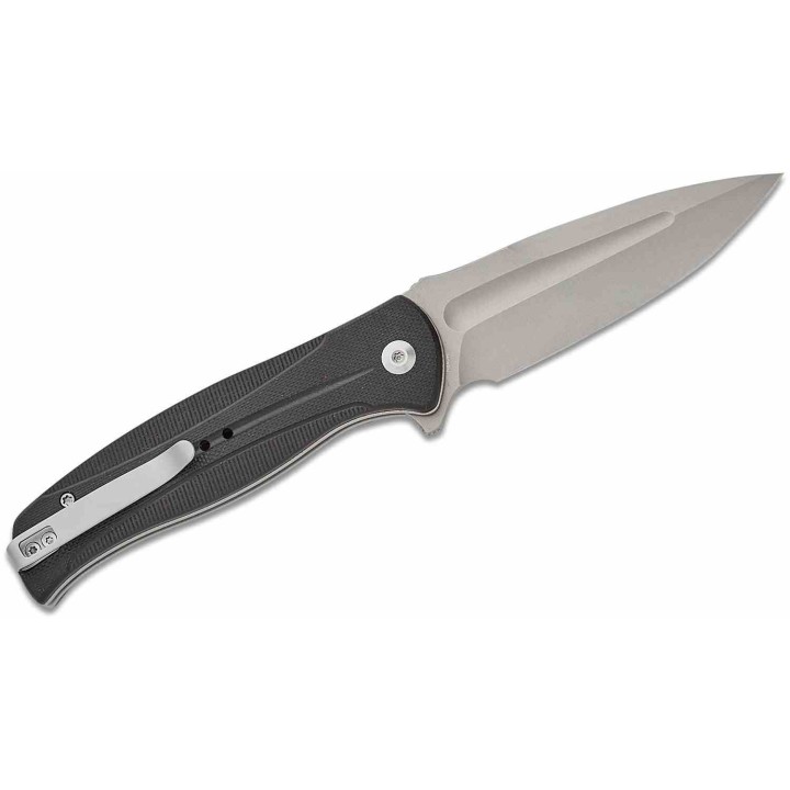 Couteau CIVIVI Incindie Black Manche G10 Lame Acier 14C28N SW IKBS Button Lock Clip CIVC230533 - Livraison Gratuite