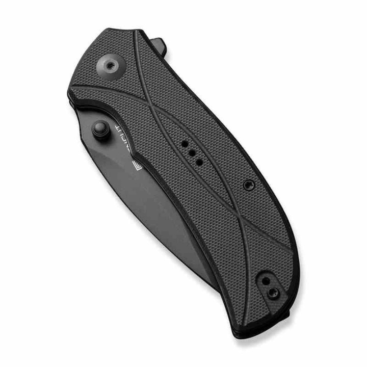 Couteau Sencut Hyrax Black Manche G10 Lame Acier 9Cr18MoV Black IKBS Linerlock Clip S230971 - Livraison Gratuite