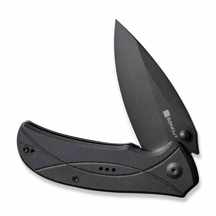 Couteau Sencut Hyrax Black Manche G10 Lame Acier 9Cr18MoV Black IKBS Linerlock Clip S230971 - Livraison Gratuite