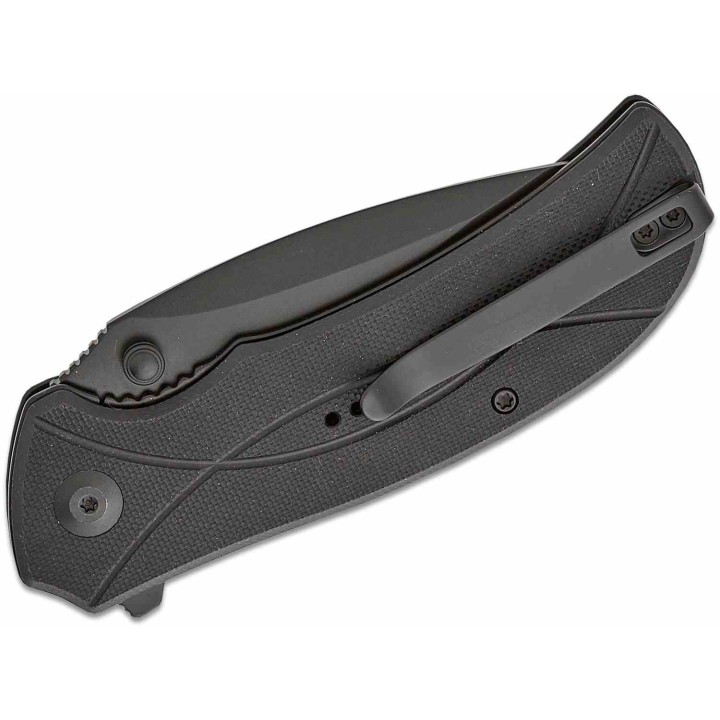 Couteau Sencut Hyrax Black Manche G10 Lame Acier 9Cr18MoV Black IKBS Linerlock Clip S230971 - Livraison Gratuite