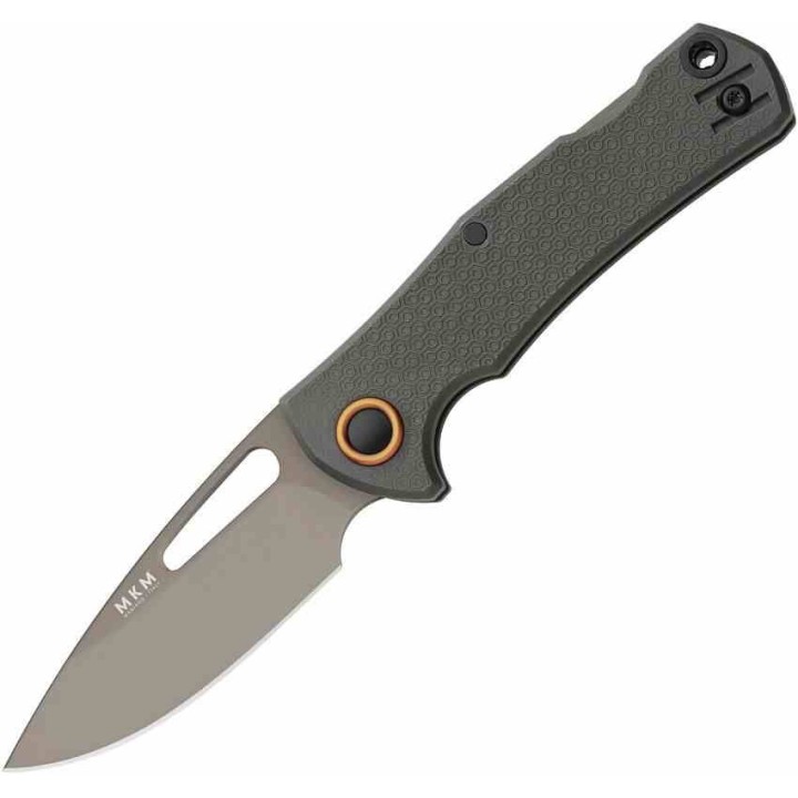 Couteau MKM LOV Green Lame Acier N690 Tan Manche FRN Backlock Clip MKMLVPGR - Livraison Gratuite