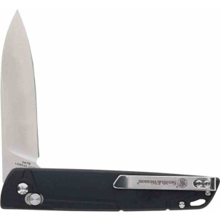 Couteau Smith&Wesson 24/7 Crossbar Lock Lame Acier 7Cr17MoV Manche Polymer IKBS Clip SW1205908 - Livraison Gratuite