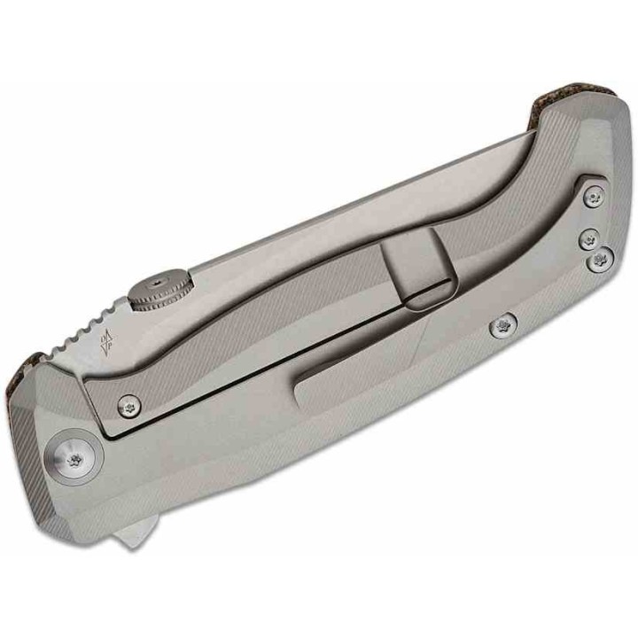 Couteau ArtisanCutlery Kami OD Green Manche Micarta/Titane Lame Acier S35VN SW IKBS Clip Titane ATZ1864GODG - Livraison Gratuite