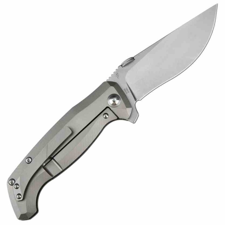 Couteau ArtisanCutlery Kami OD Green Manche Micarta/Titane Lame Acier S35VN SW IKBS Clip Titane ATZ1864GODG - Livraison Gratuite
