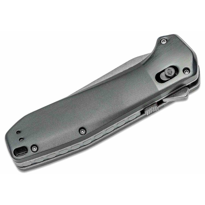 Couteau Gerber Highbrow Pivot Lock A/O Manche Gray Alu Lame Acier 7Cr17MoV Serr Clip G30001638 - Livraison Gratuite