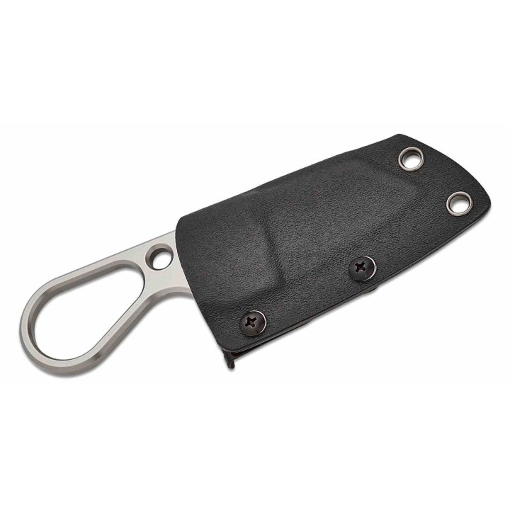Couteau Kizer Bowtie Lame Acier D2 SW Reverse Tanto Manche Acier Etui Kydex Clip KI1061A1 - Livraison Gratuite