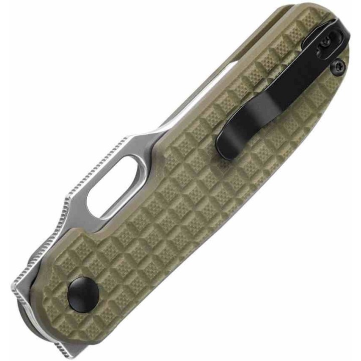 Couteau Kizer Cormorant Green Lame 154CM satin Manche G10 IKBS Button Lock Clip KIV4562C1 - Livraison Gratuite