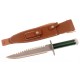 Couteau Rambo I First Blood Standard Edition Acier Inox Manche Paracorde Kit Survie Etui Cuir RB9292 - Livraison Gratuite