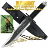 Couteau Rambo II First Blood Part II Signature Edition Acier Inox Manche Kit Survie Etui Cuir RB9295 - Livraison Gratuite
