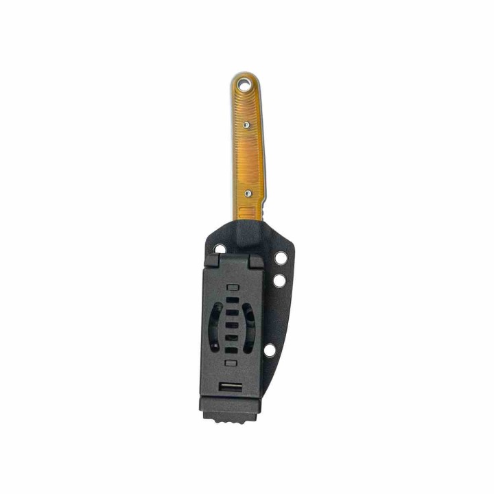 Couteau Kubey JL Kwaiken Fixie Ultem Lame Acier 14C28N Beadblast Etui Kydex KUB355C - Livraison Gratuite