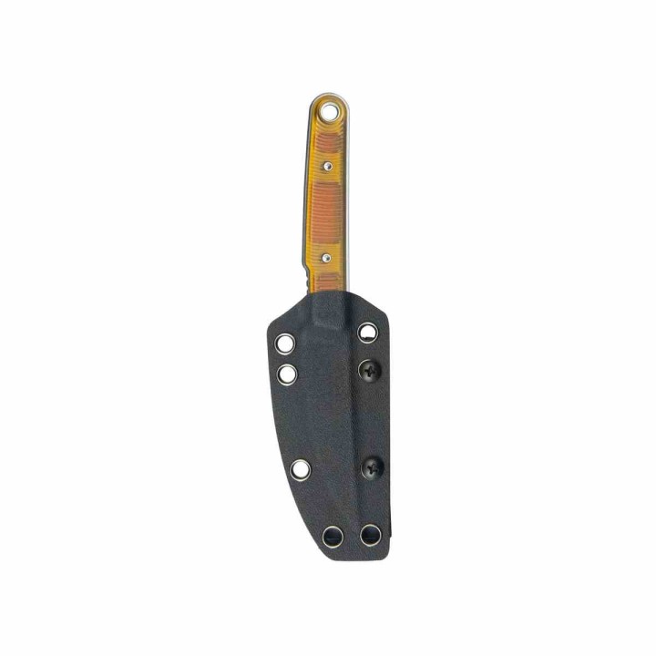 Couteau Kubey JL Kwaiken Fixie Ultem Lame Acier 14C28N Beadblast Etui Kydex KUB355C - Livraison Gratuite