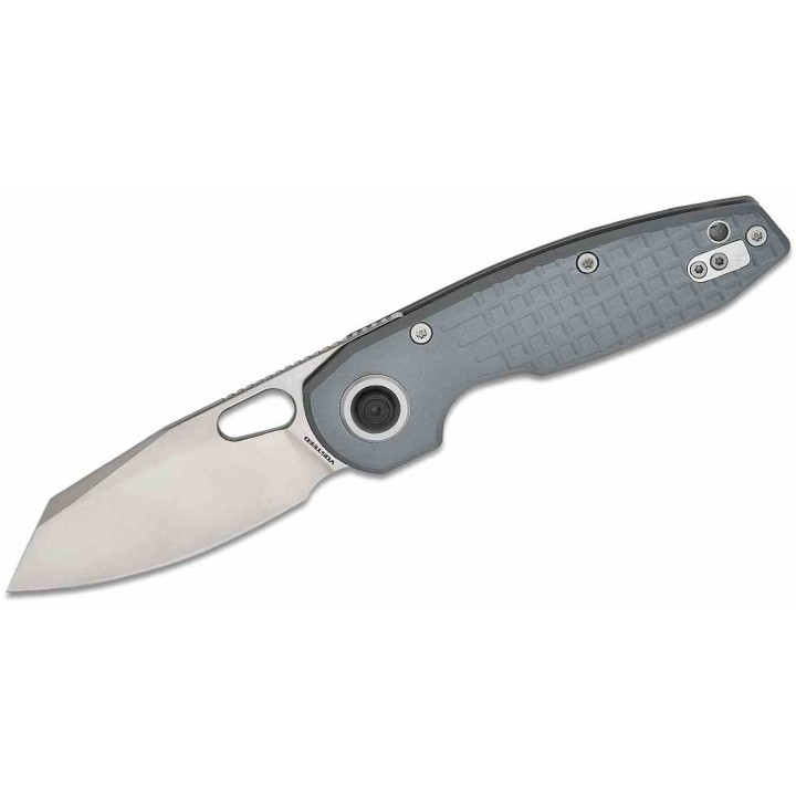 Couteau Vosteed Ankylo Gray Manche Alu Lame Reverse Tanto Acier Elmax Satin IKBS Vanchor Lock Clip VOSA1910 - Livraison Gratuite