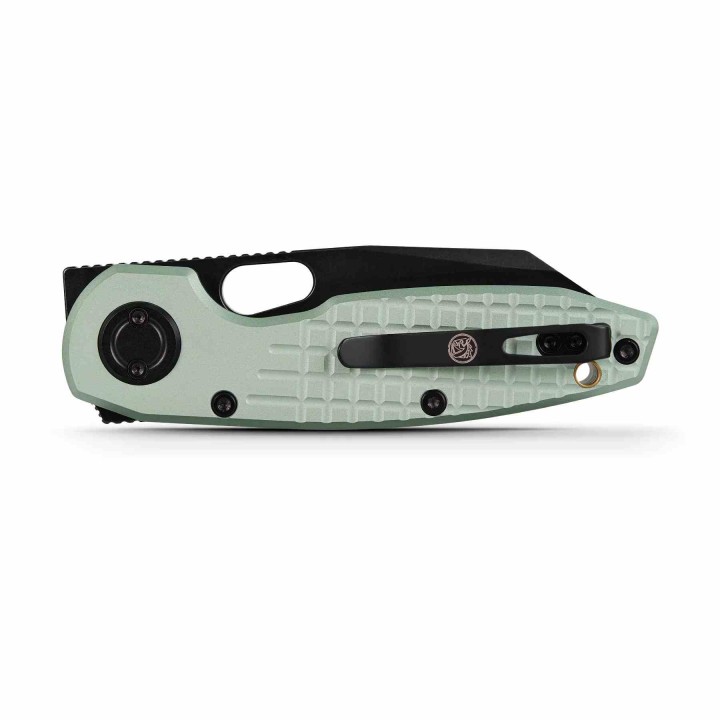 Couteau Vosteed Green Manche Alu Lame Reverse Tanto Acier 154CM Blackwash IKBS Vanchor Lock Clip VOSA1907 - Livraison Gratuite