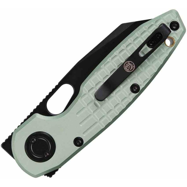 Couteau Vosteed Green Manche Alu Lame Reverse Tanto Acier 154CM Blackwash IKBS Vanchor Lock Clip VOSA1907 - Livraison Gratuite