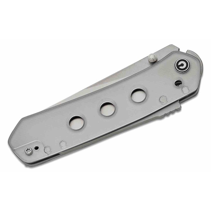 Couteau CIVIVI Vision FG Lexan Lame Nitro-V 2 Tons Reverse Tanto Manche Abs IKBS Superlock Clip CIVC220367 - Livraison Gratuite