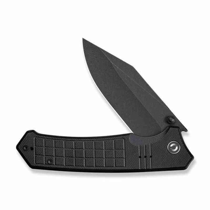 Couteau CIVIVI Tacticorix Black Manche G10 Lame Acier Nitro-V Black IKBS Linerlock Clip CIVC230551 - Livraison Gratuite
