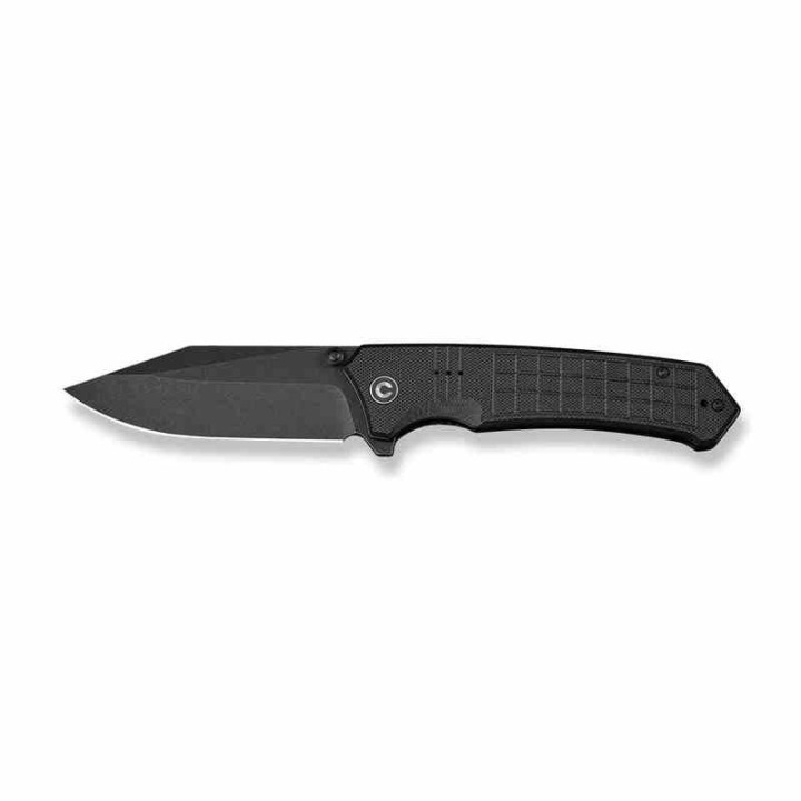 Couteau CIVIVI Tacticorix Black Manche G10 Lame Acier Nitro-V Black IKBS Linerlock Clip CIVC230551 - Livraison Gratuite