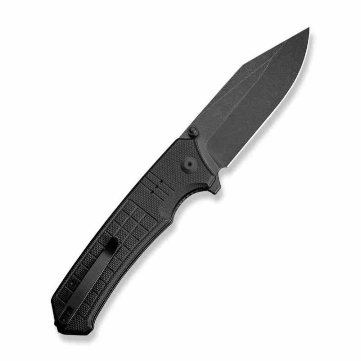 Couteau CIVIVI Tacticorix Black Manche G10 Lame Acier Nitro-V Black IKBS Linerlock Clip CIVC230551 - Livraison Gratuite