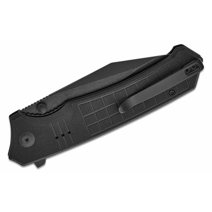 Couteau CIVIVI Tacticorix Black Manche G10 Lame Acier Nitro-V Black IKBS Linerlock Clip CIVC230551 - Livraison Gratuite