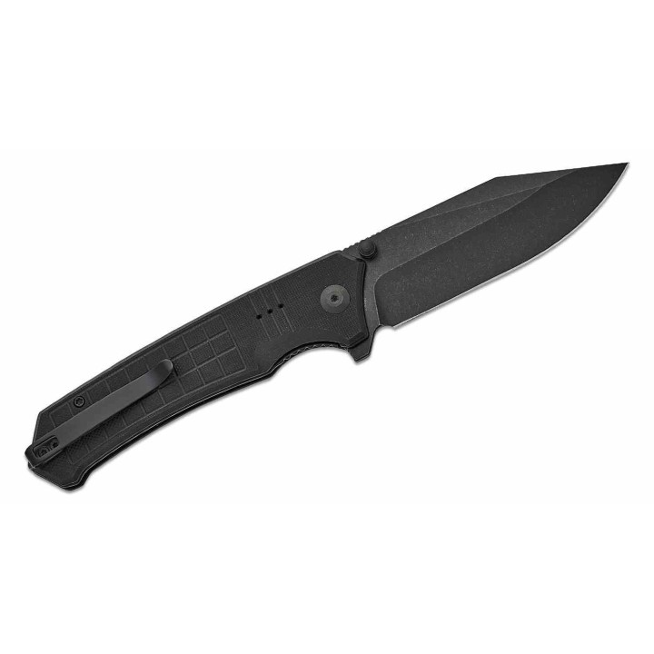 Couteau CIVIVI Tacticorix Black Manche G10 Lame Acier Nitro-V Black IKBS Linerlock Clip CIVC230551 - Livraison Gratuite