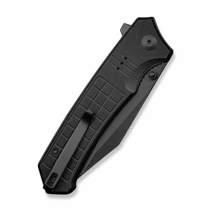 Couteau CIVIVI Tacticorix Black Manche G10 Lame Acier Nitro-V Black IKBS Linerlock Clip CIVC230551 - Livraison Gratuite