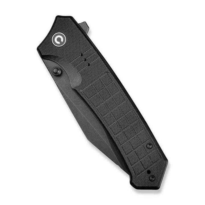Couteau CIVIVI Tacticorix Black Manche G10 Lame Acier Nitro-V Black IKBS Linerlock Clip CIVC230551 - Livraison Gratuite