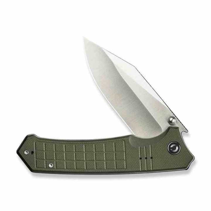 Couteau CIVIVI Tacticorix Green Manche G10 Lame Acier Nitro-V Satin IKBS Linerlock Clip CIVC230552 - Livraison Gratuite