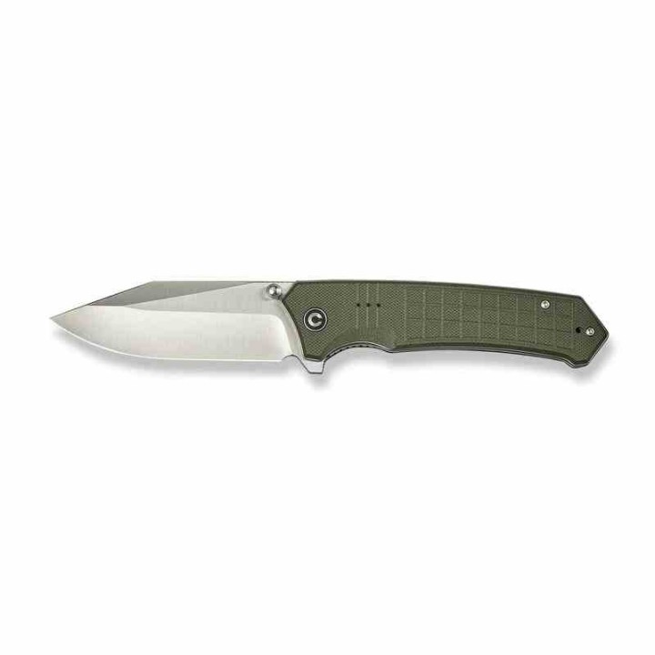 Couteau CIVIVI Tacticorix Green Manche G10 Lame Acier Nitro-V Satin IKBS Linerlock Clip CIVC230552 - Livraison Gratuite
