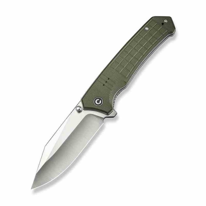 Couteau CIVIVI Tacticorix Green Manche G10 Lame Acier Nitro-V Satin IKBS Linerlock Clip CIVC230552 - Livraison Gratuite