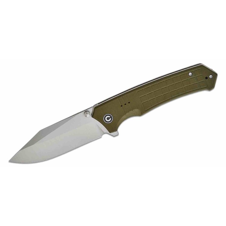 Couteau CIVIVI Tacticorix Green Manche G10 Lame Acier Nitro-V Satin IKBS Linerlock Clip CIVC230552 - Livraison Gratuite