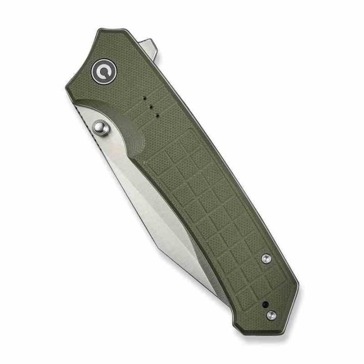 Couteau CIVIVI Tacticorix Green Manche G10 Lame Acier Nitro-V Satin IKBS Linerlock Clip CIVC230552 - Livraison Gratuite
