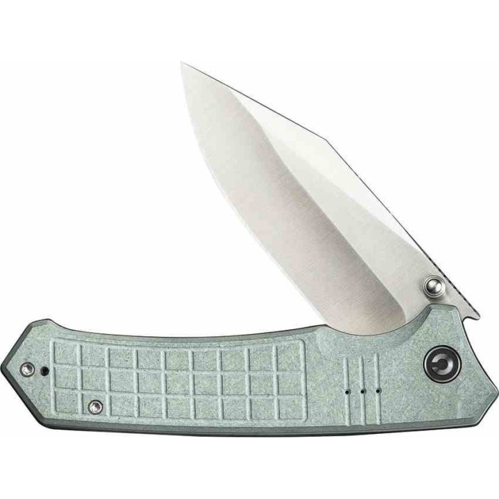 Couteau CIVIVI Tacticorix Gray Manche G10 Lame Acier Nitro-V Satin IKBS Linerlock Clip CIVC230553 - Livraison Gratuite