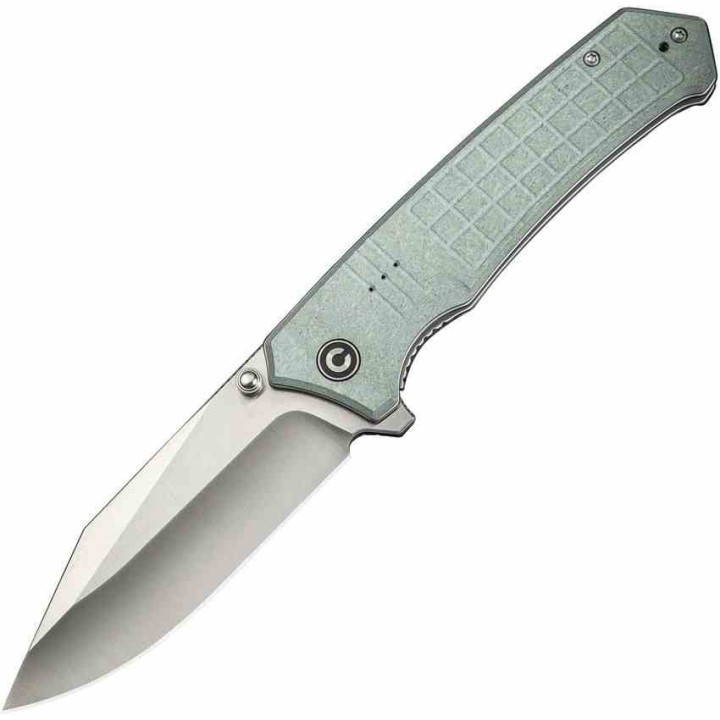 Couteau CIVIVI Tacticorix Gray Manche G10 Lame Acier Nitro-V Satin IKBS Linerlock Clip CIVC230553 - Livraison Gratuite